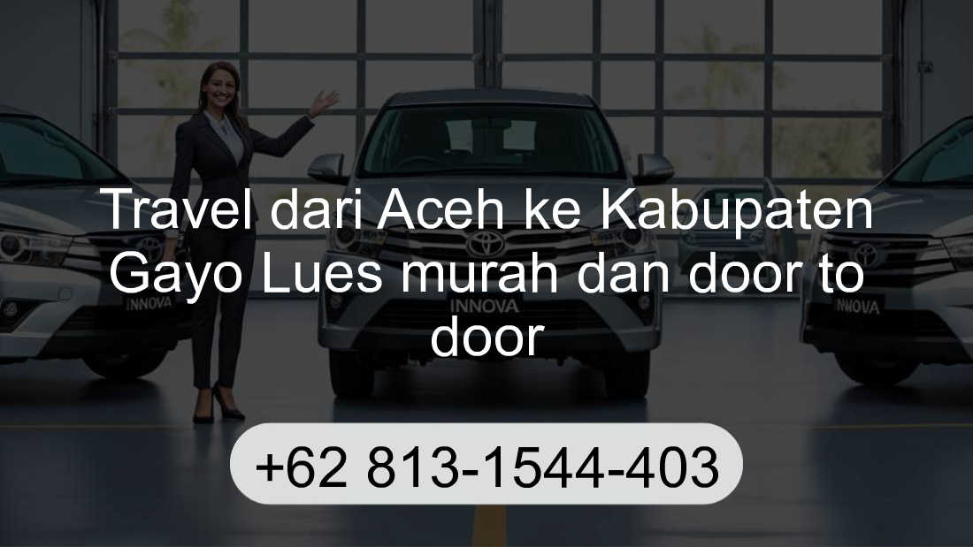 Travel Aceh Kabupaten Gayo Lues