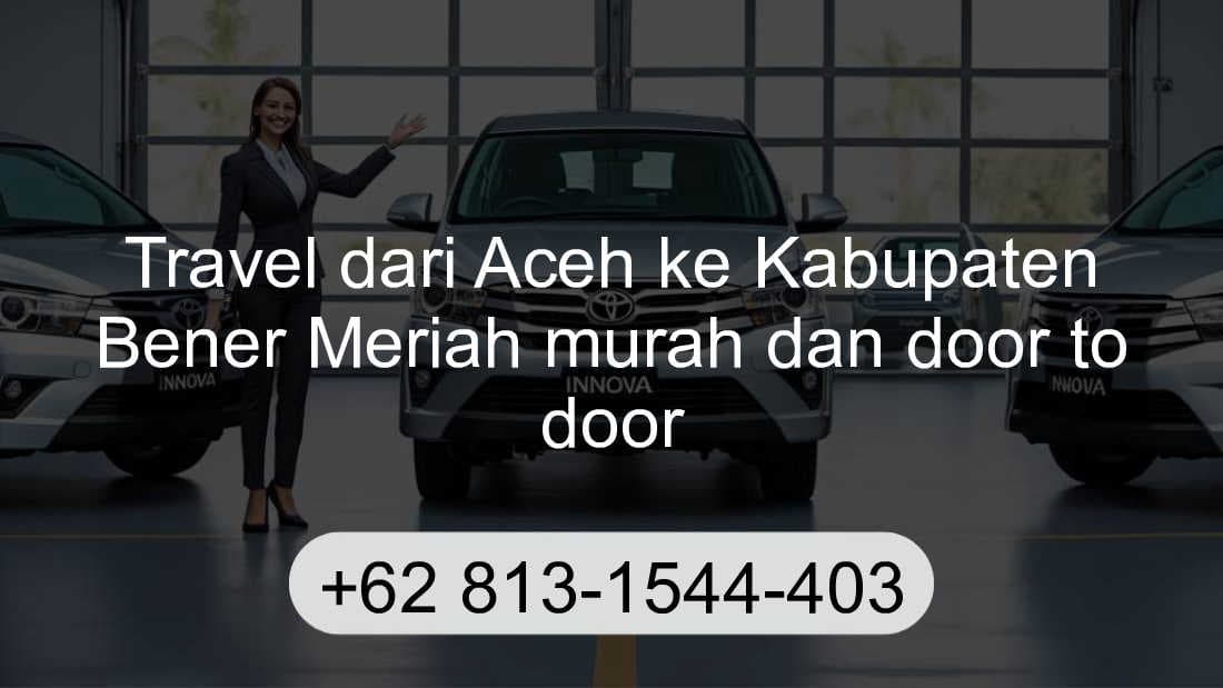 Travel Aceh Kabupaten Bener Meriah
