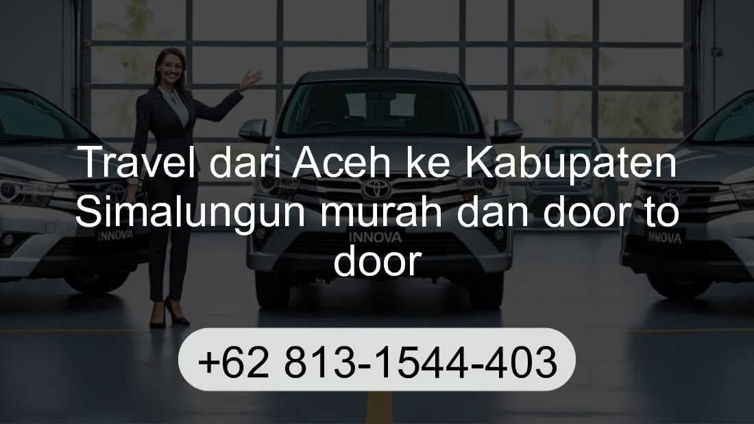 Travel Aceh Kabupaten Simalungun