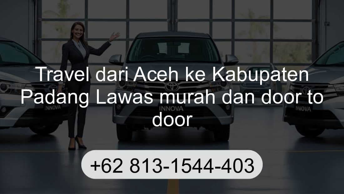 Travel Aceh Kabupaten Padang Lawas