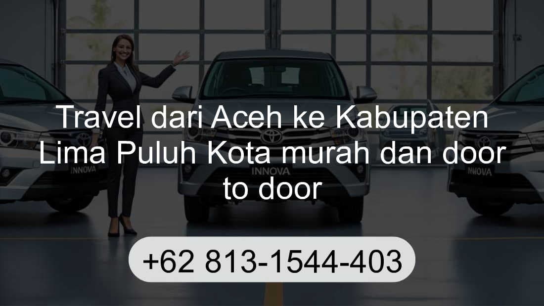 Travel Aceh Kabupaten Lima Puluh Kota