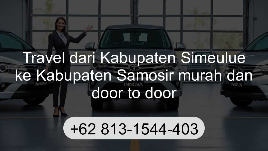 Travel Kabupaten Simeulue Kabupaten Samosir