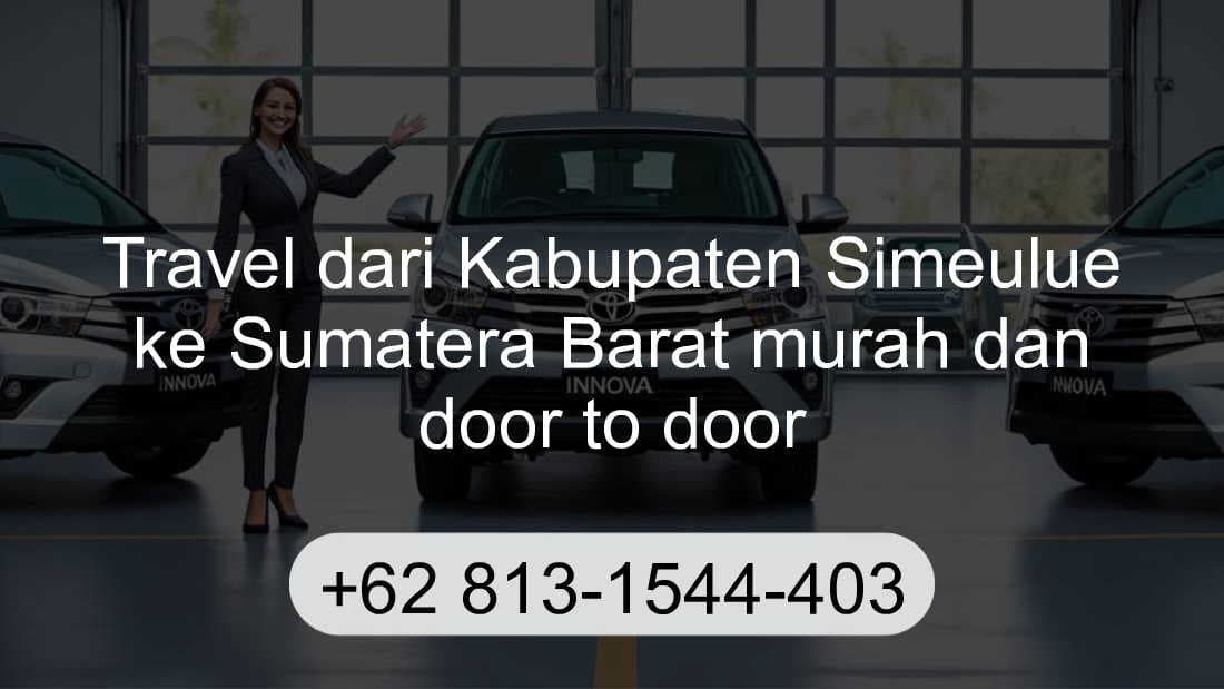 Travel Kabupaten Simeulue Sumatera Barat