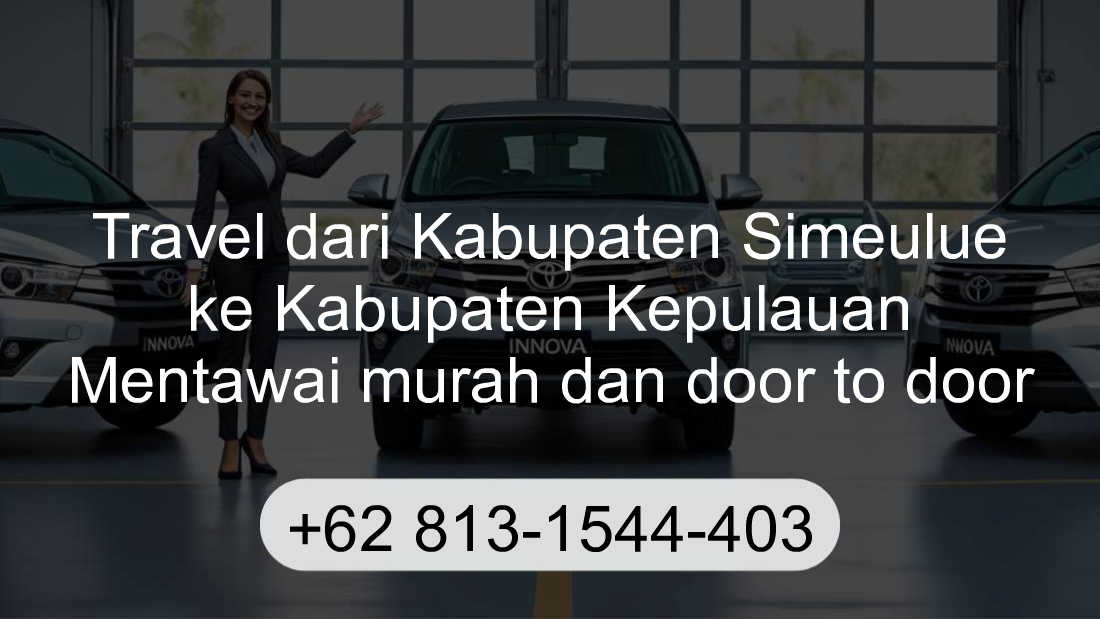 Travel Kabupaten Simeulue Kabupaten Kepulauan Mentawai