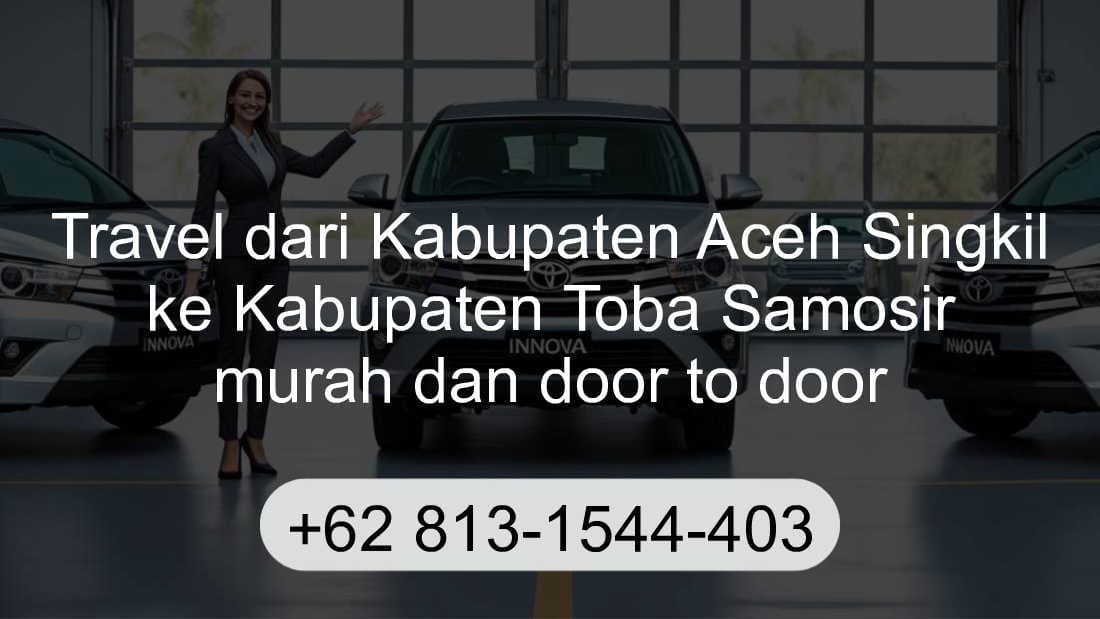 Travel Kabupaten Aceh Singkil Kabupaten Toba Samosir