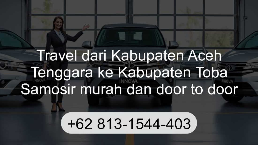 Travel Kabupaten Aceh Tenggara Kabupaten Toba Samosir
