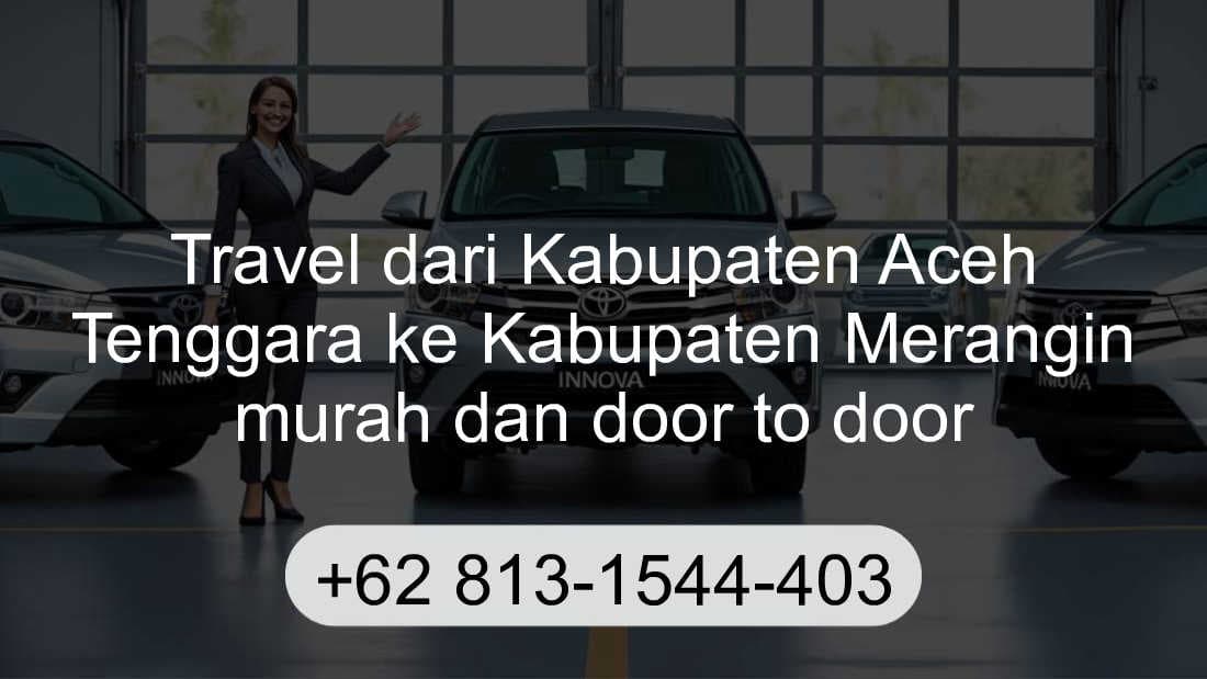 Travel Kabupaten Aceh Tenggara Kabupaten Merangin