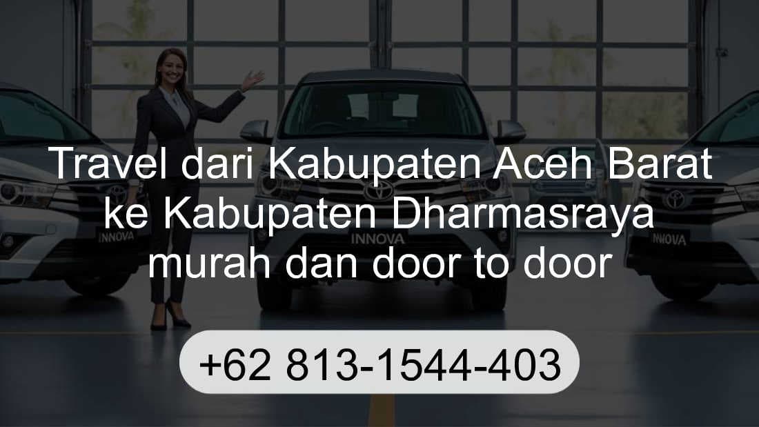 Travel Kabupaten Aceh Barat Kabupaten Dharmasraya