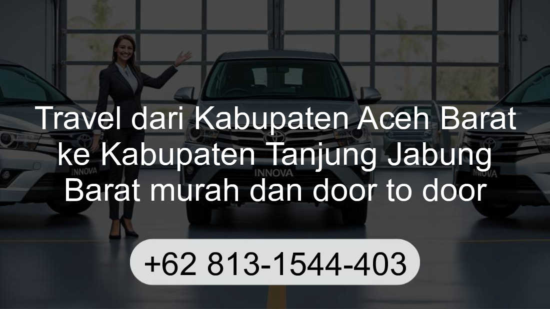 Travel Kabupaten Aceh Barat Kabupaten Tanjung Jabung Barat