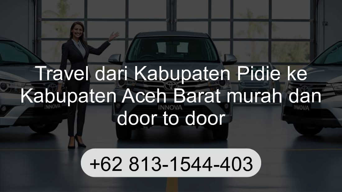 Travel Kabupaten Pidie Kabupaten Aceh Barat