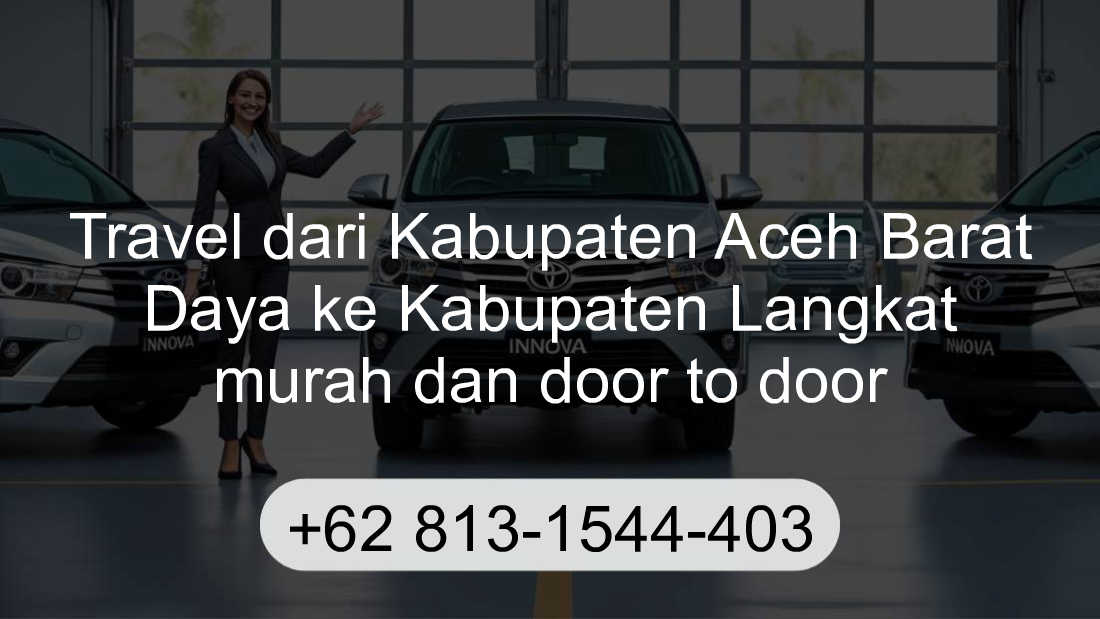 Travel Kabupaten Aceh Barat Daya Kabupaten Langkat