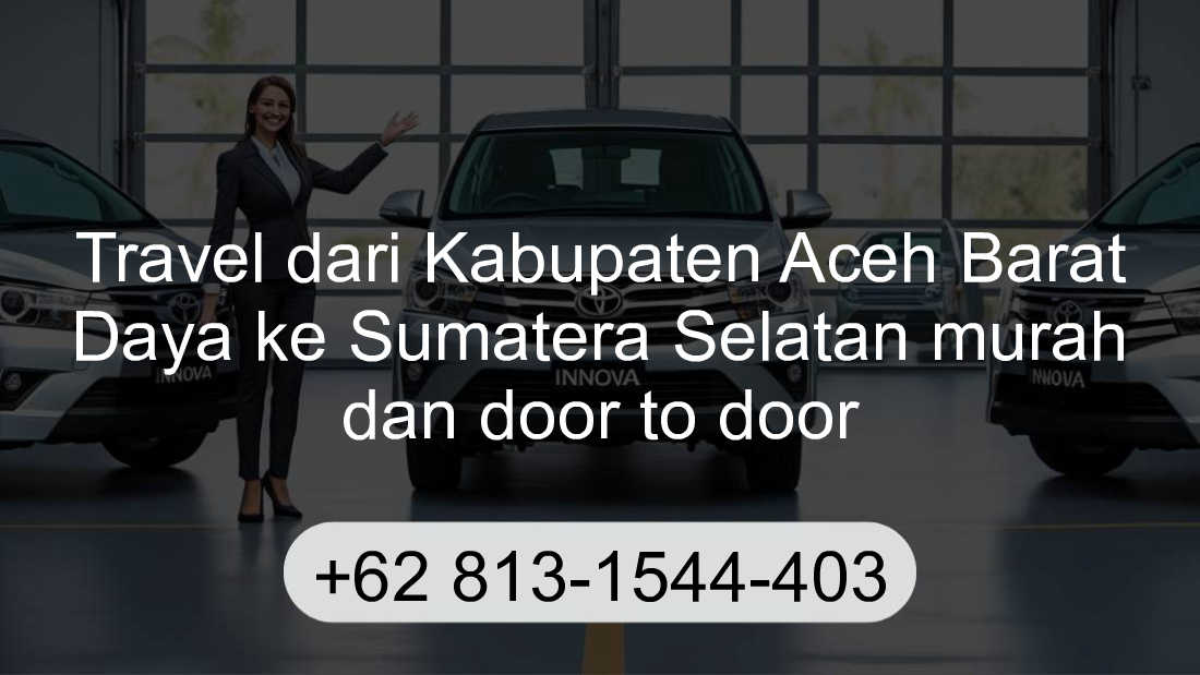 Travel Kabupaten Aceh Barat Daya Sumatera Selatan