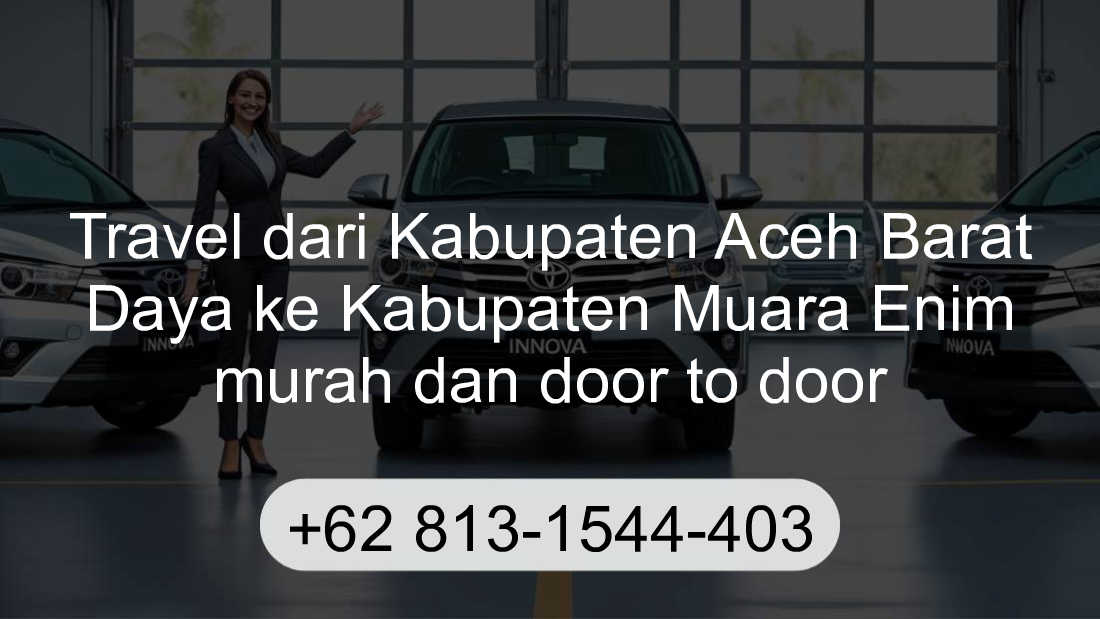 Travel Kabupaten Aceh Barat Daya Kabupaten Muara Enim