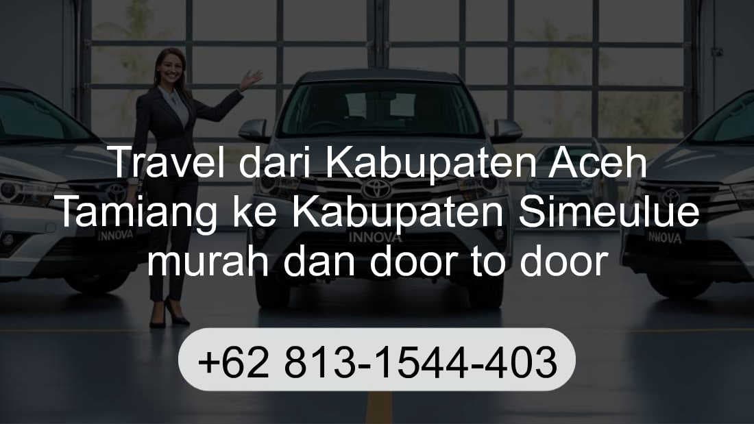 Travel Kabupaten Aceh Tamiang Kabupaten Simeulue