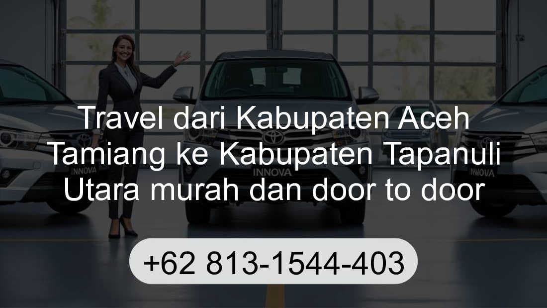 Travel Kabupaten Aceh Tamiang Kabupaten Tapanuli Utara