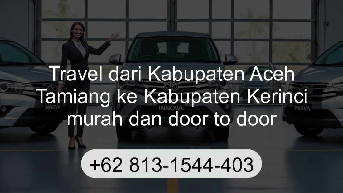 Travel Kabupaten Aceh Tamiang Kabupaten Kerinci