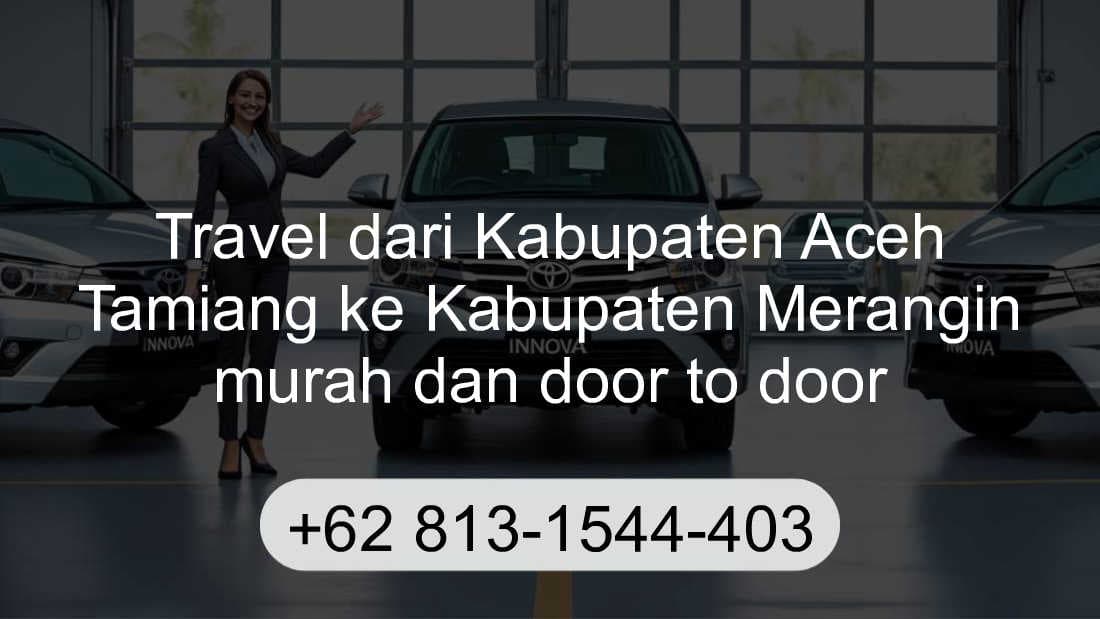 Travel Kabupaten Aceh Tamiang Kabupaten Merangin