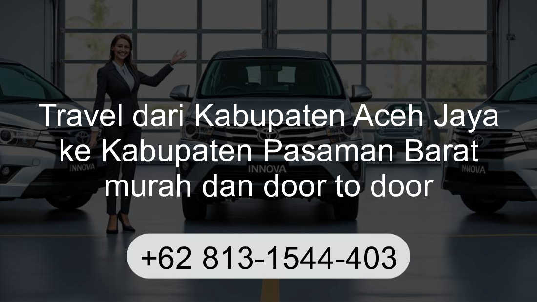 Travel Kabupaten Aceh Jaya Kabupaten Pasaman Barat