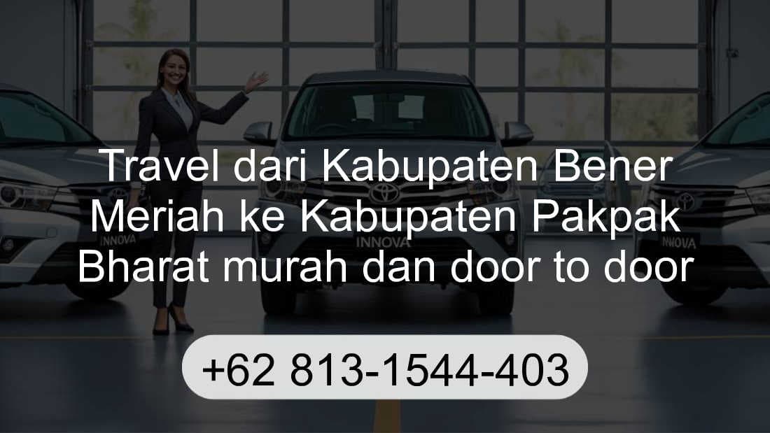 Travel Kabupaten Bener Meriah Kabupaten Pakpak Bharat