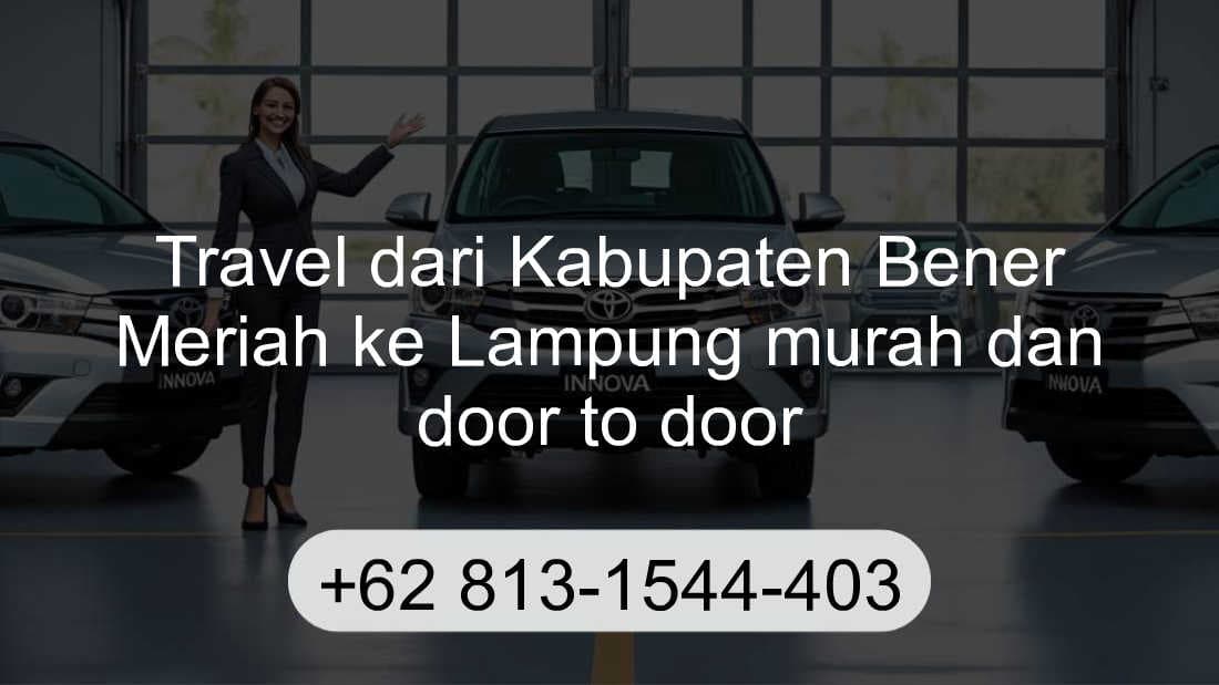 Travel Kabupaten Bener Meriah Lampung