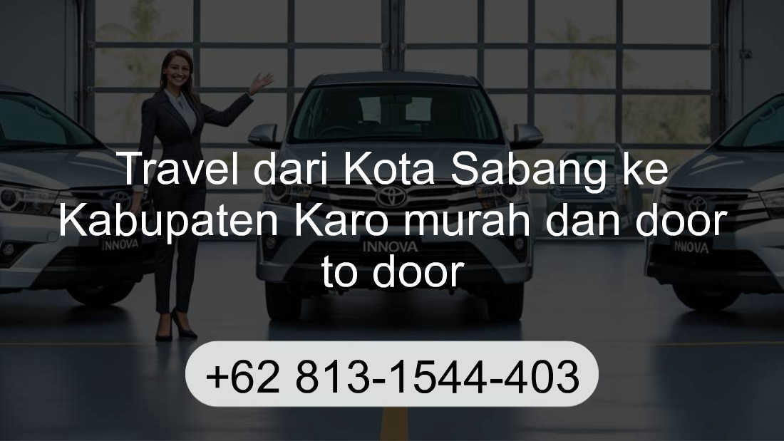 Travel Kota Sabang Kabupaten Karo