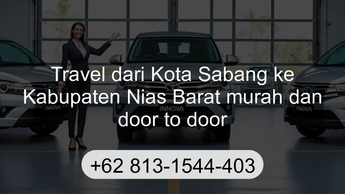 Travel Kota Sabang Kabupaten Nias Barat