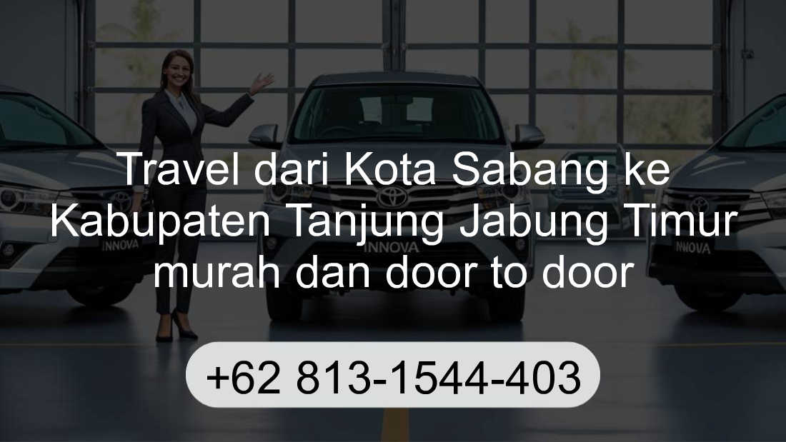 Travel Kota Sabang Kabupaten Tanjung Jabung Timur