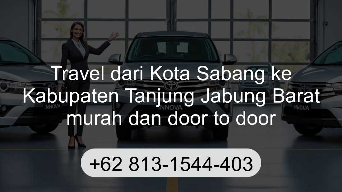 Travel Kota Sabang Kabupaten Tanjung Jabung Barat