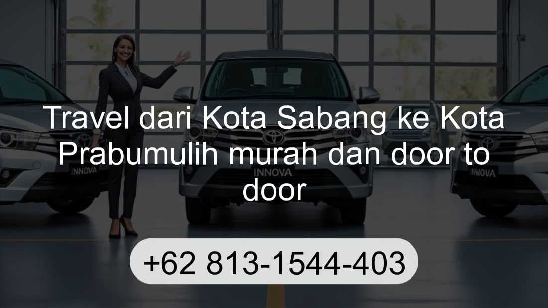 Travel Kota Sabang Kota Prabumulih