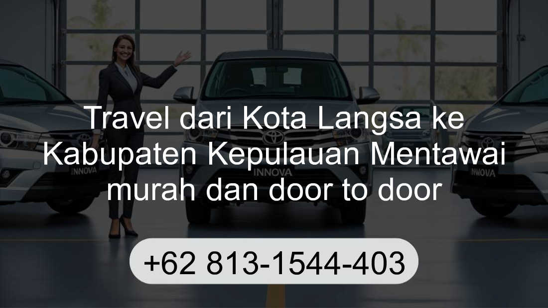 Travel Kota Langsa Kabupaten Kepulauan Mentawai