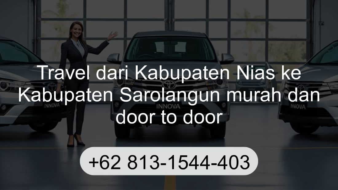 Travel Kabupaten Nias Kabupaten Sarolangun