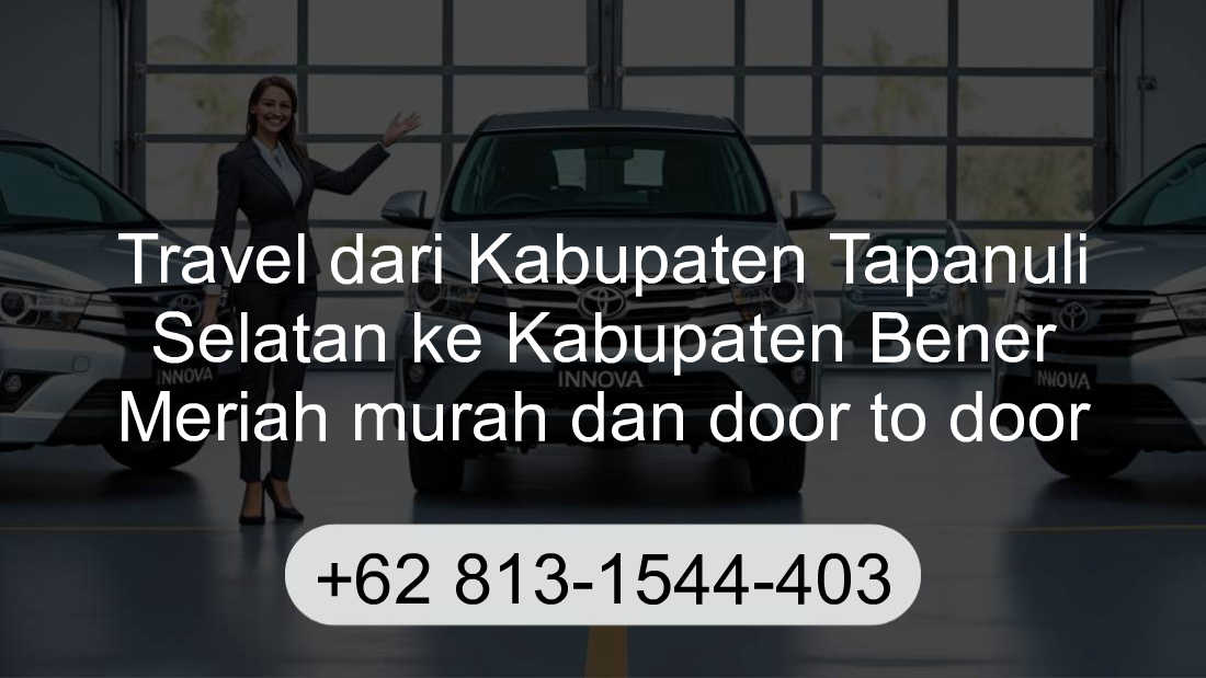 Travel Kabupaten Tapanuli Selatan Kabupaten Bener Meriah