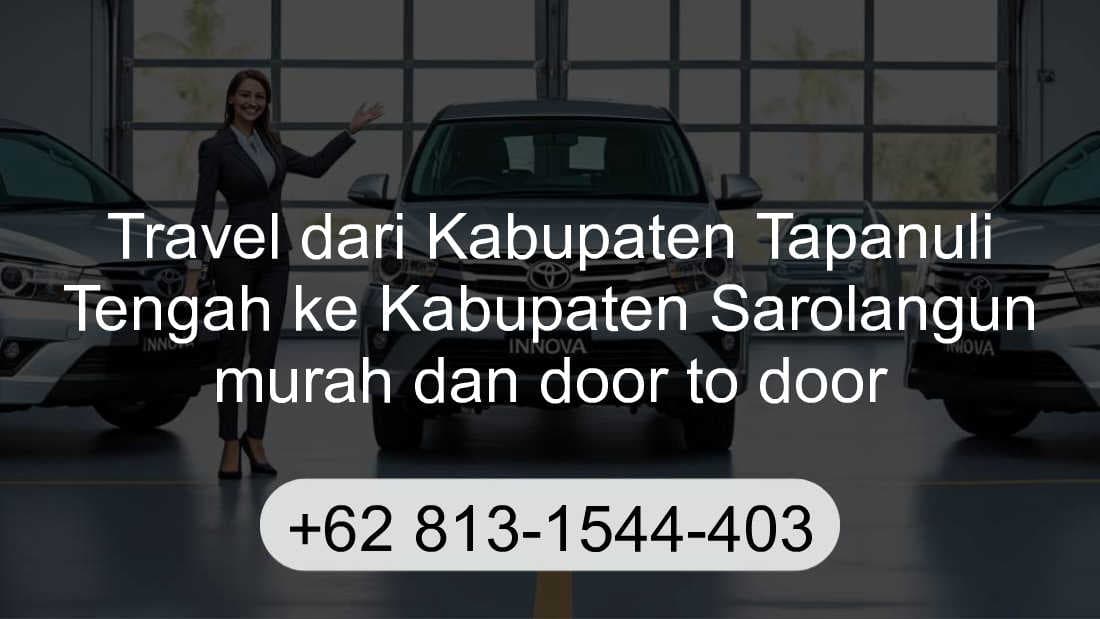 Travel Kabupaten Tapanuli Tengah Kabupaten Sarolangun