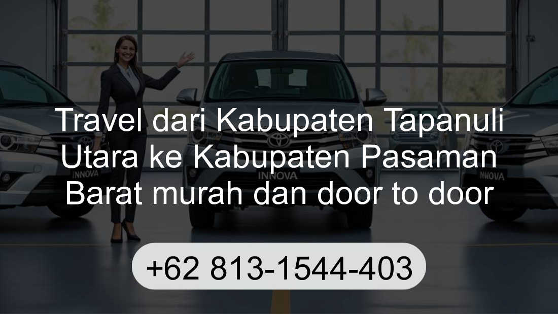 Travel Kabupaten Tapanuli Utara Kabupaten Pasaman Barat
