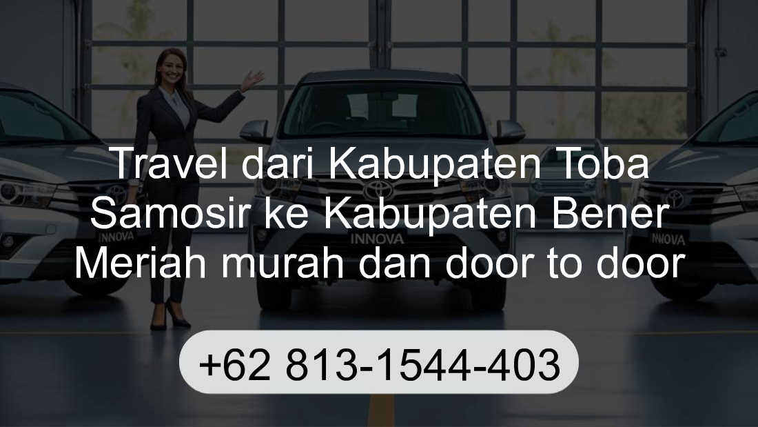 Travel Kabupaten Toba Samosir Kabupaten Bener Meriah
