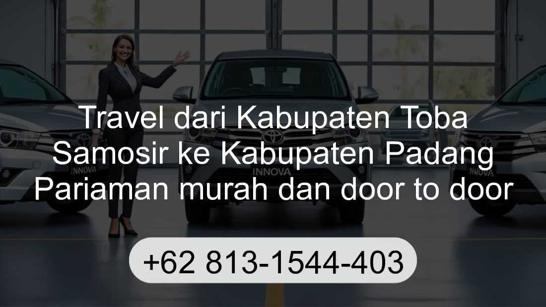 Travel Kabupaten Toba Samosir Kabupaten Padang Pariaman