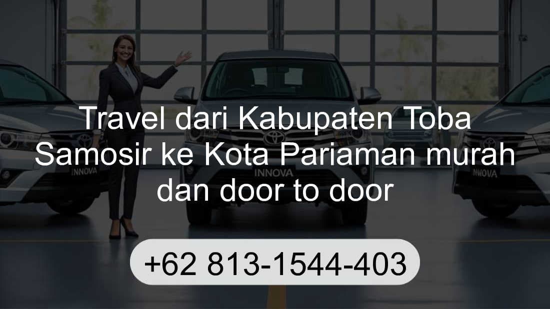 Travel Kabupaten Toba Samosir Kota Pariaman