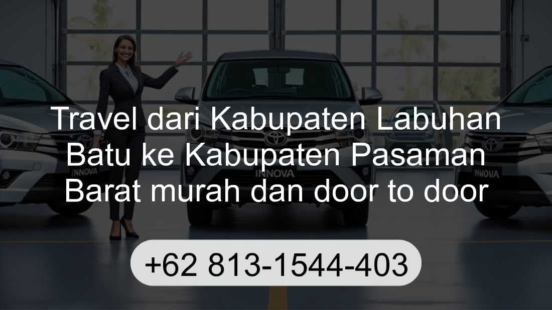 Travel Kabupaten Labuhan Batu Kabupaten Pasaman Barat