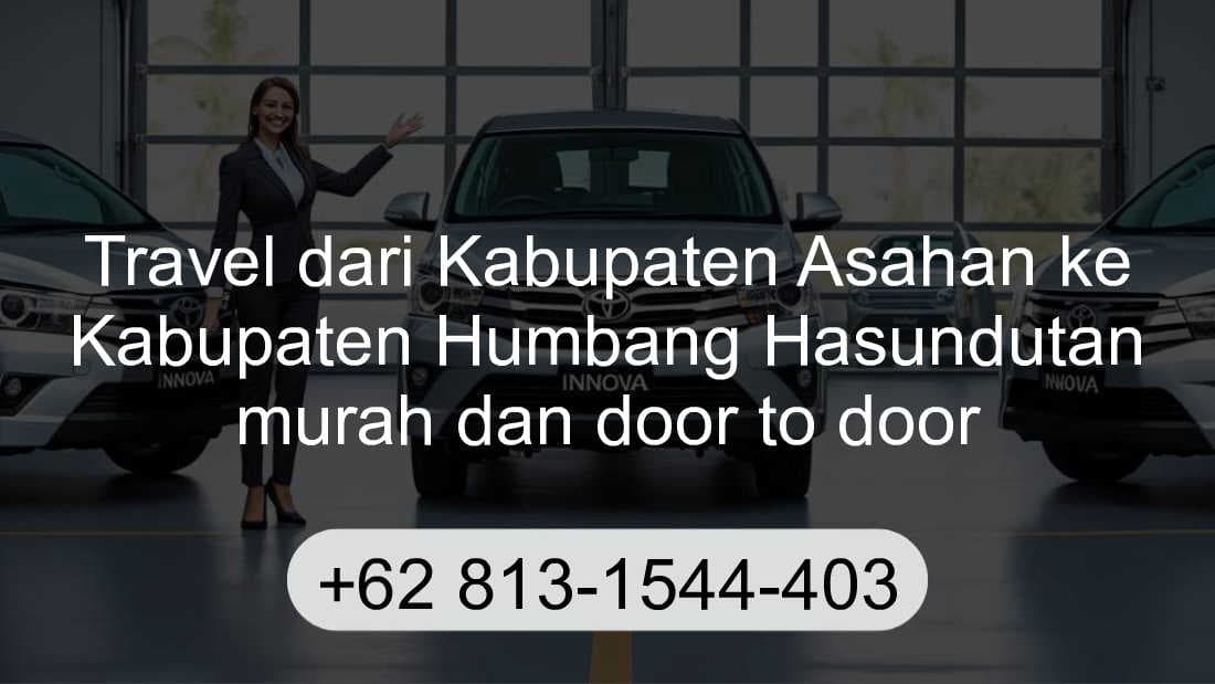Travel Kabupaten Asahan Kabupaten Humbang Hasundutan