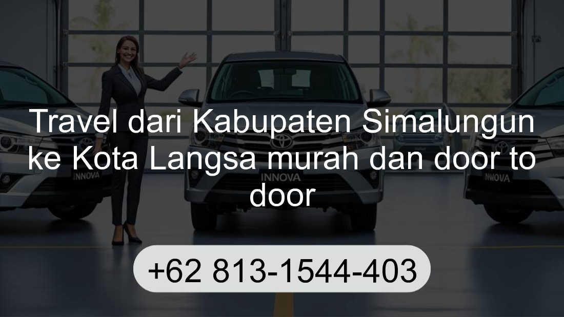 Travel Kabupaten Simalungun Kota Langsa
