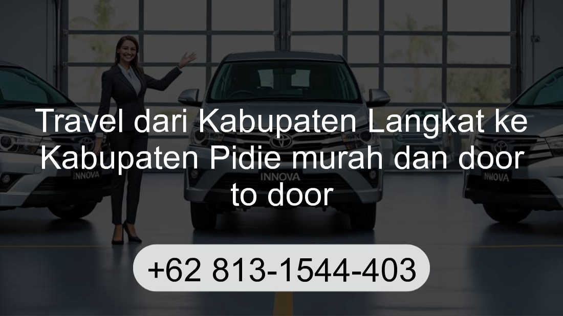 Travel Kabupaten Langkat Kabupaten Pidie