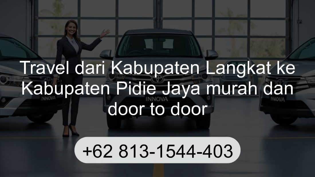 Travel Kabupaten Langkat Kabupaten Pidie Jaya