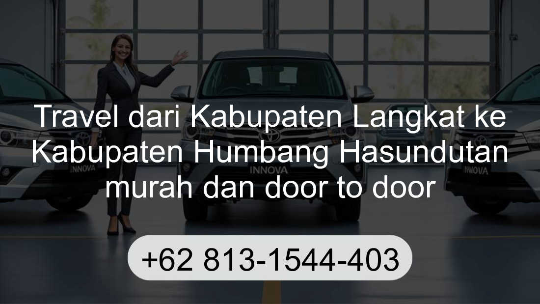 Travel Kabupaten Langkat Kabupaten Humbang Hasundutan