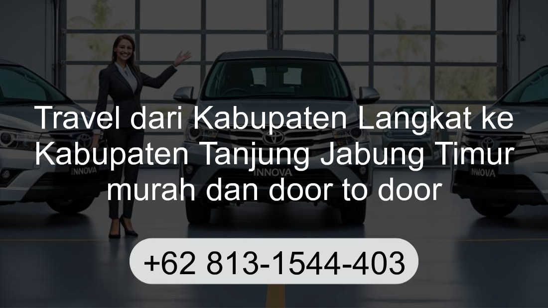 Travel Kabupaten Langkat Kabupaten Tanjung Jabung Timur