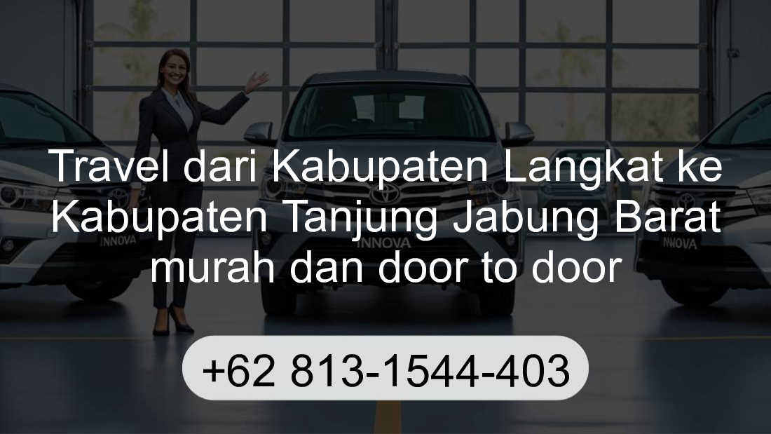 Travel Kabupaten Langkat Kabupaten Tanjung Jabung Barat