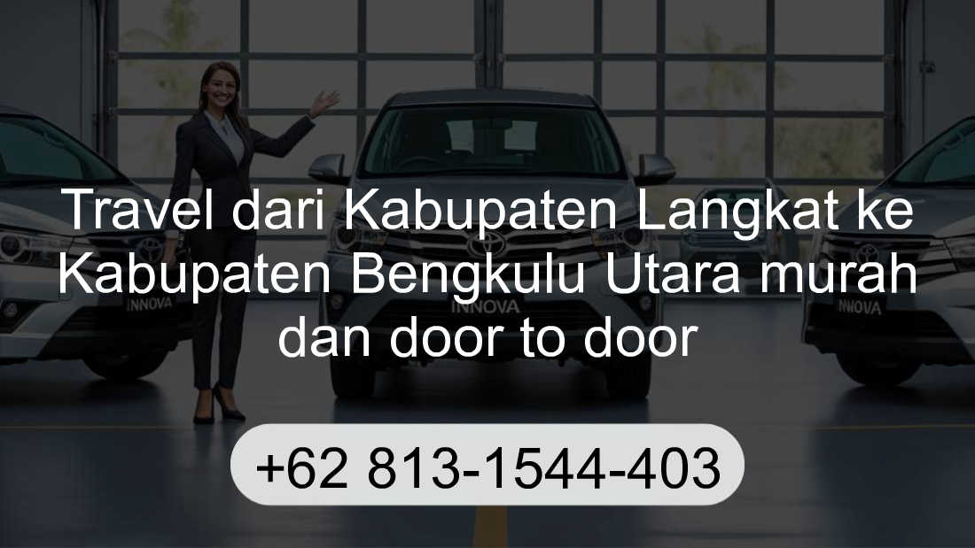 Travel Kabupaten Langkat Kabupaten Bengkulu Utara