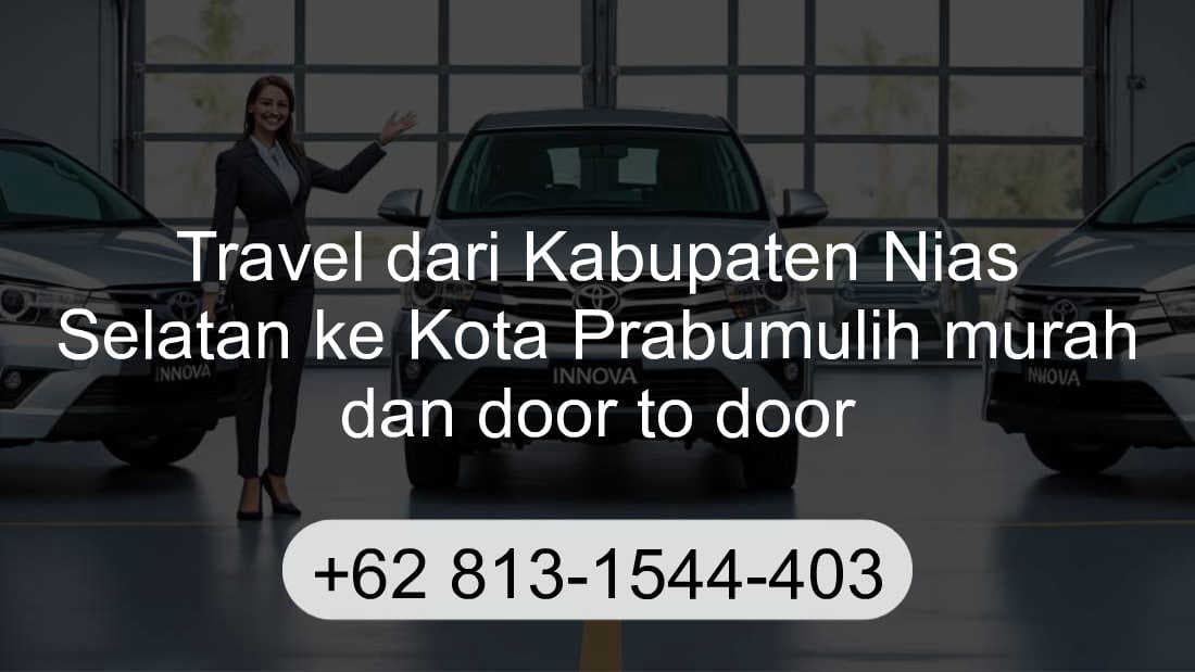 Travel Kabupaten Nias Selatan Kota Prabumulih