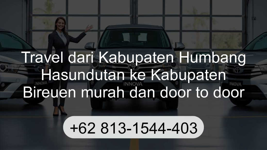Travel Kabupaten Humbang Hasundutan Kabupaten Bireuen