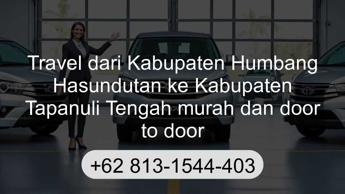 Travel Kabupaten Humbang Hasundutan Kabupaten Tapanuli Tengah