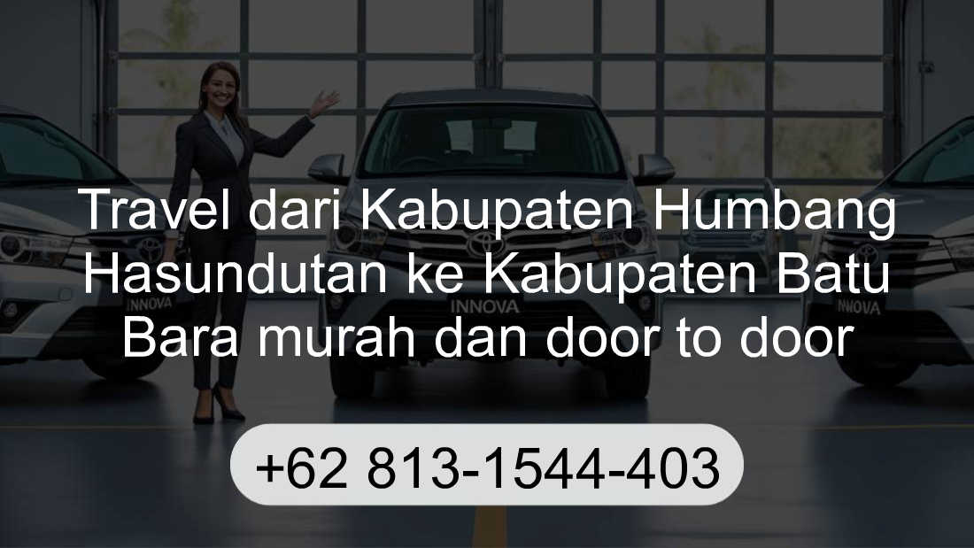 Travel Kabupaten Humbang Hasundutan Kabupaten Batu Bara